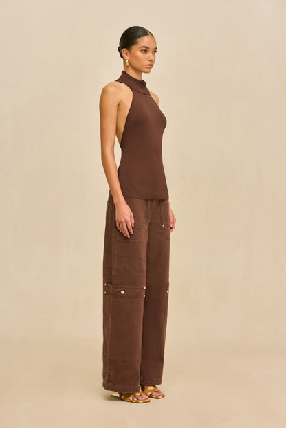 WAKE KNIT TOP - JAVA