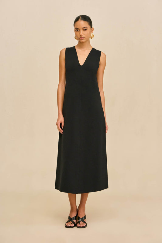 VIOLLET KNIT DRESS - BLACK
