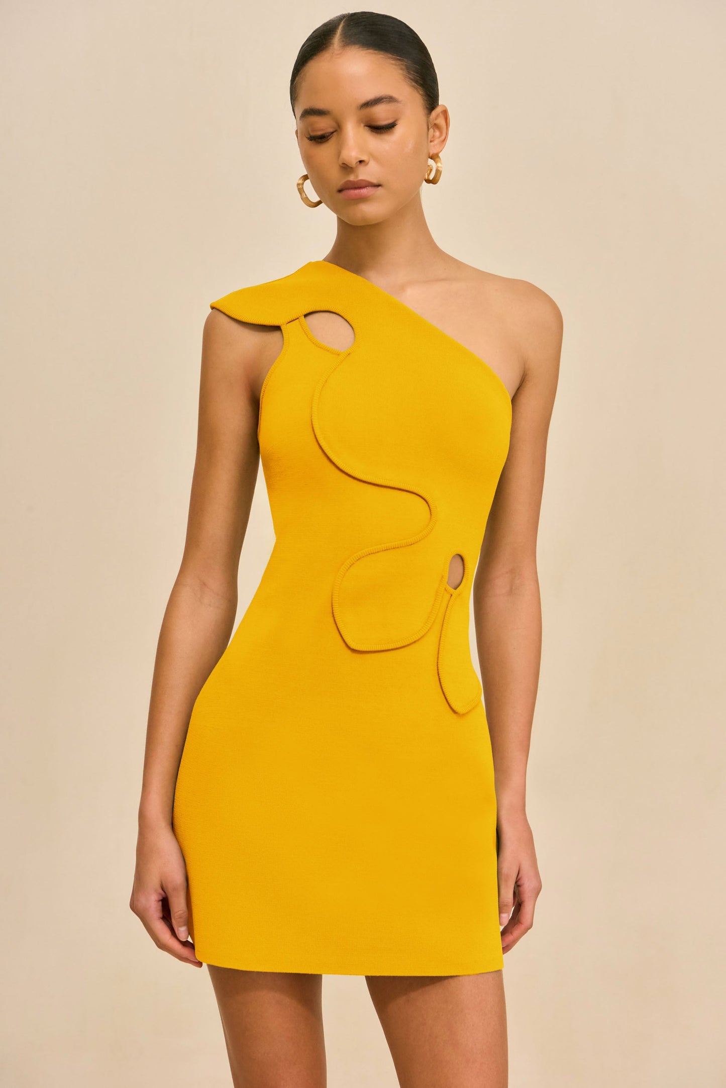 LABELLA KNIT DRESS - MARIGOLD