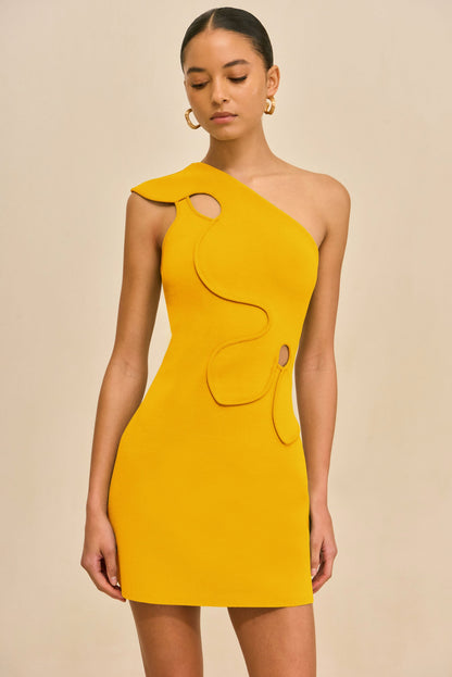 LABELLA KNIT DRESS - MARIGOLD