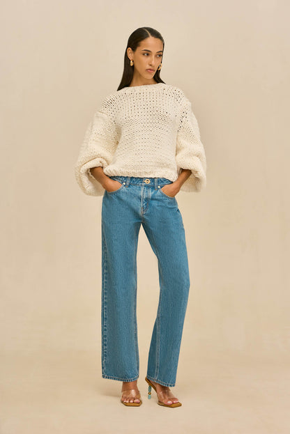 TRINA SWEATER - OFF WHITE