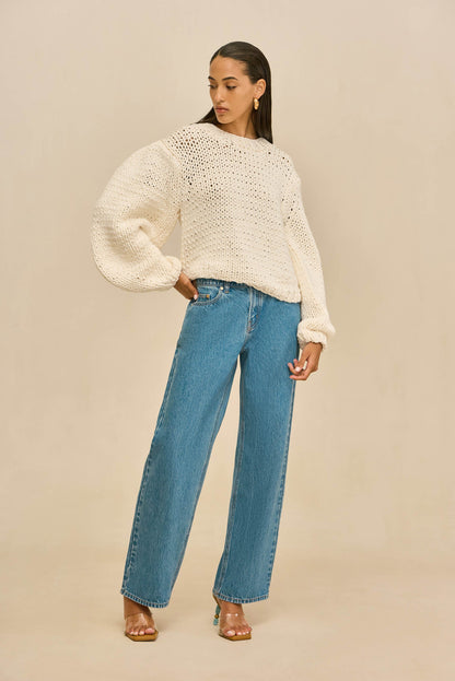 TRINA SWEATER - OFF WHITE
