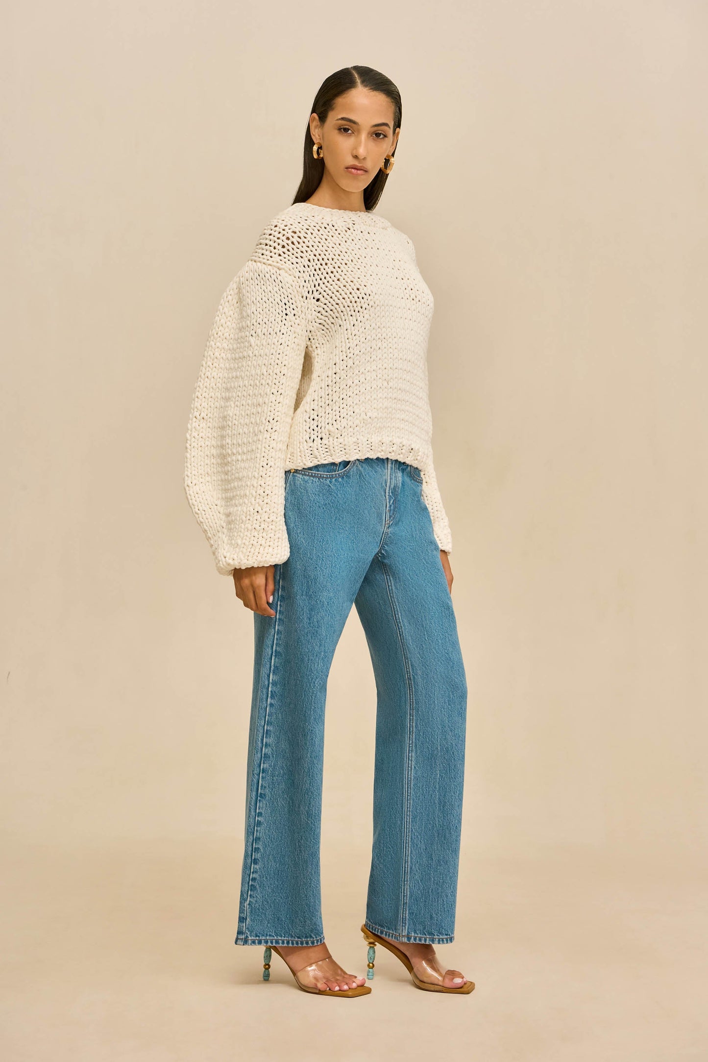 TRINA SWEATER - OFF WHITE