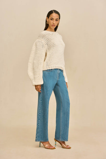 TRINA SWEATER - OFF WHITE
