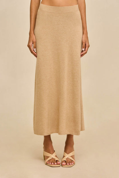 INFINITY KNIT SKIRT - SESAME