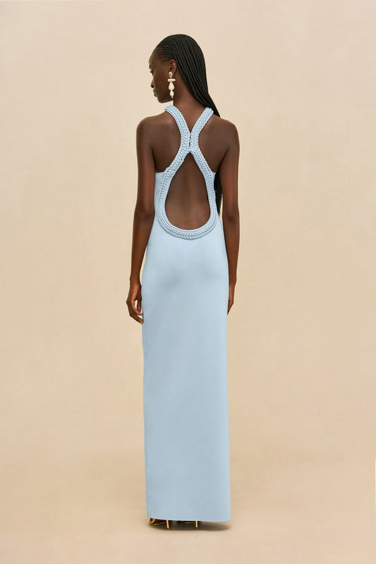 CASSIDY KNIT GOWN - COASTAL