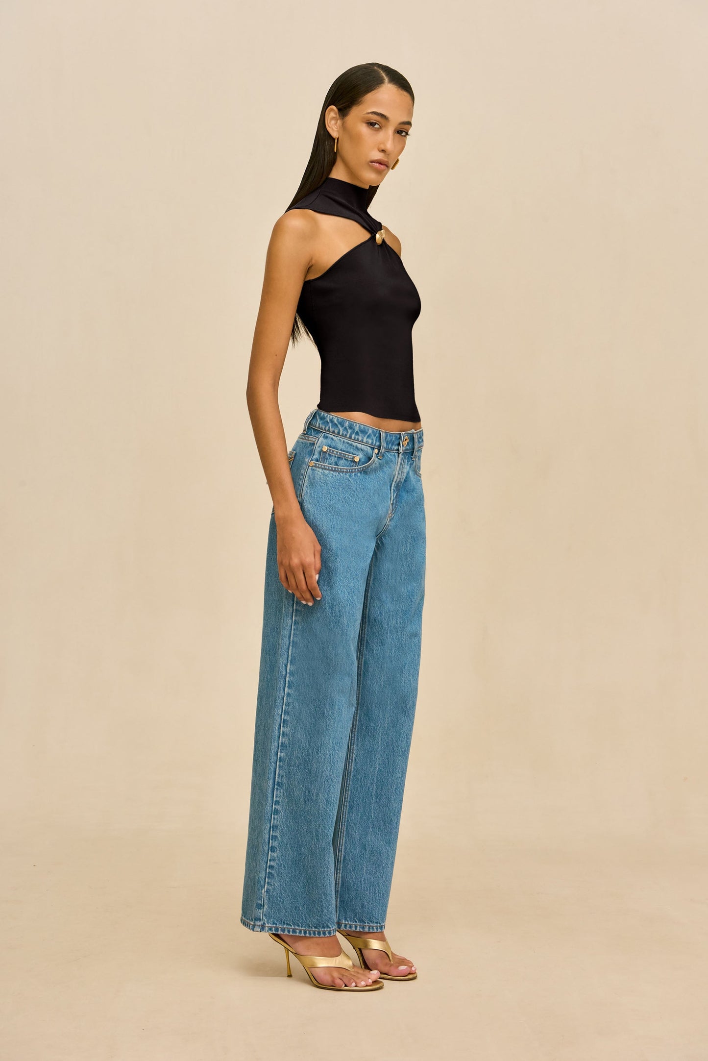 KATHERINE KNIT TOP - BLACK