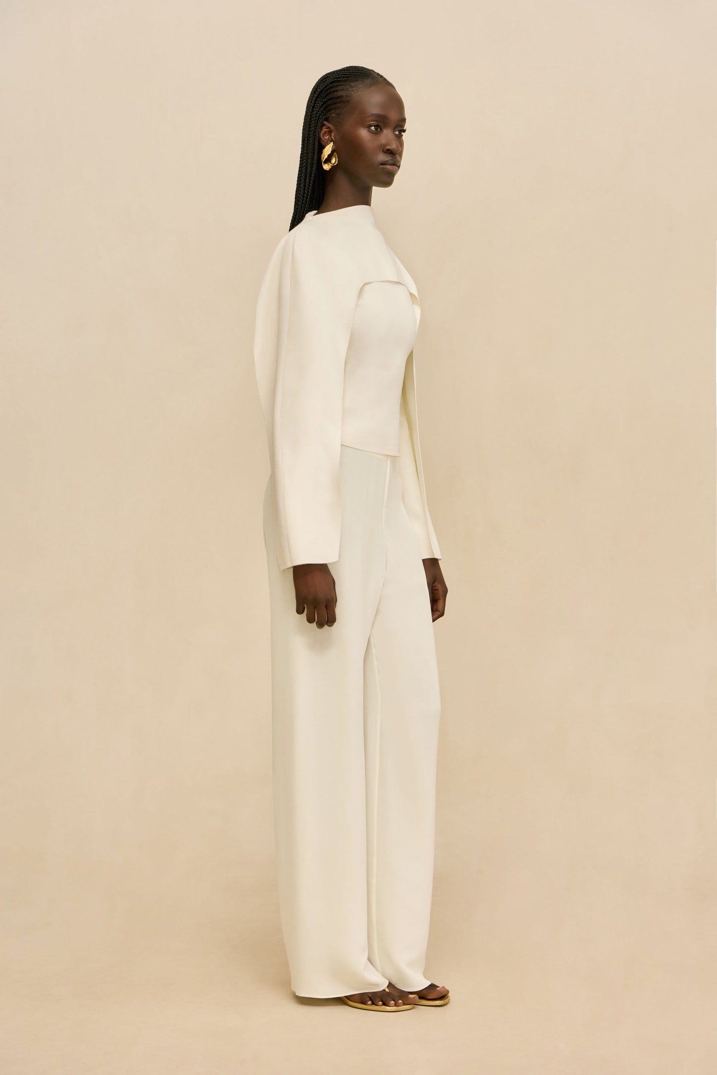 ALKA KNIT TOP - OFF WHITE
