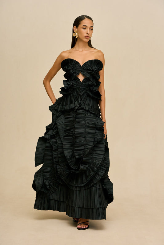 HIVER GOWN - BLACK