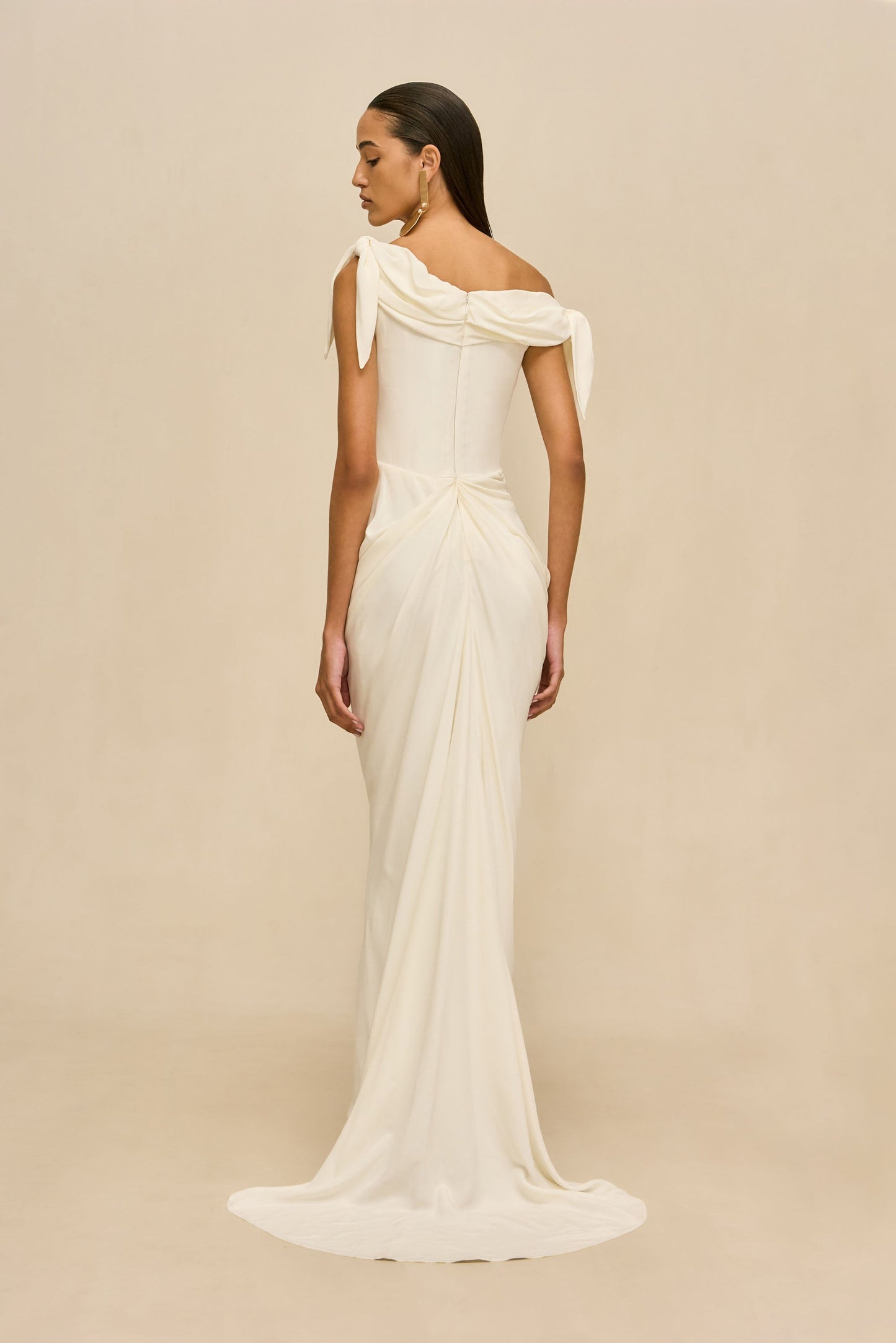 NYSA GOWN - OFF WHITE