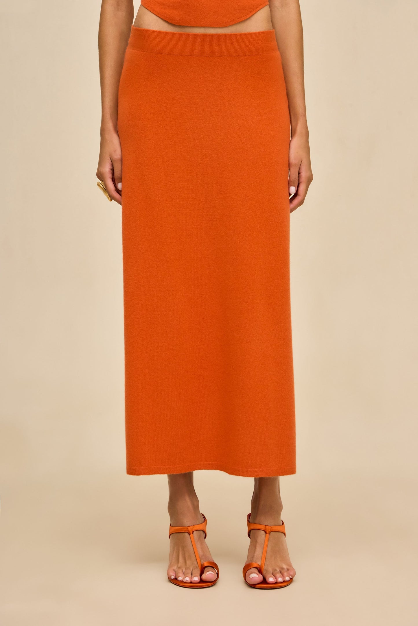 INFINITY KNIT SKIRT - PEPPER