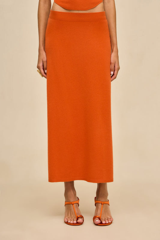 INFINITY KNIT SKIRT - PEPPER