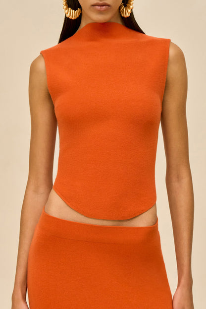 ROMMA KNIT TOP - PEPPER