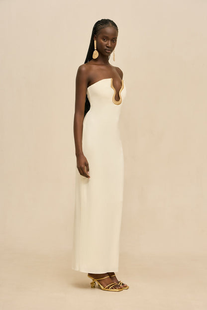 ABRIL GOWN - OFF WHITE