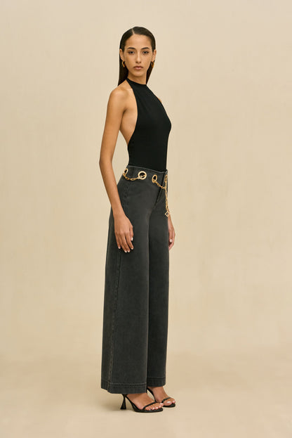 SYDNEY PANT - CARBON WASH