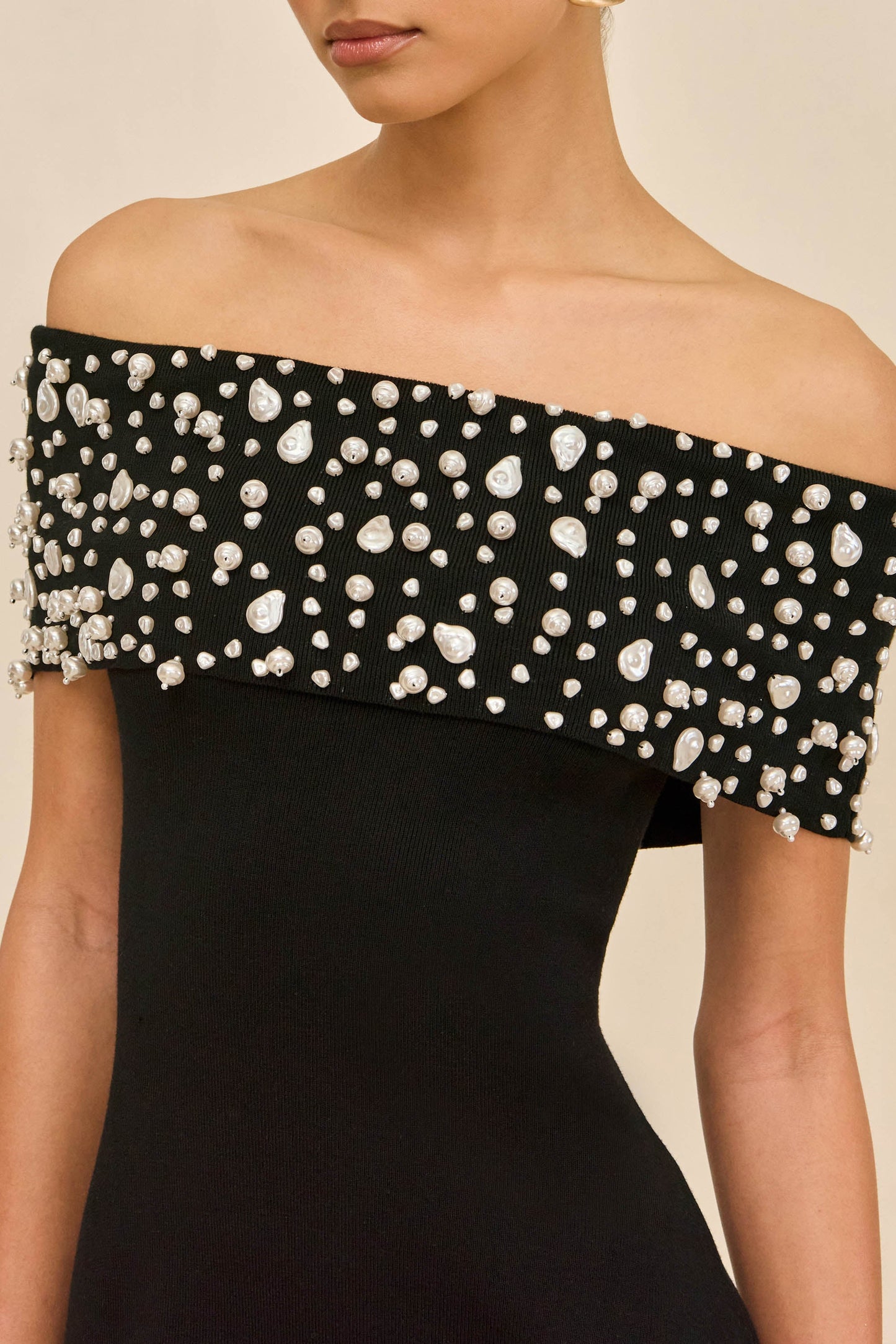 SUZIE KNIT DRESS - BLACK
