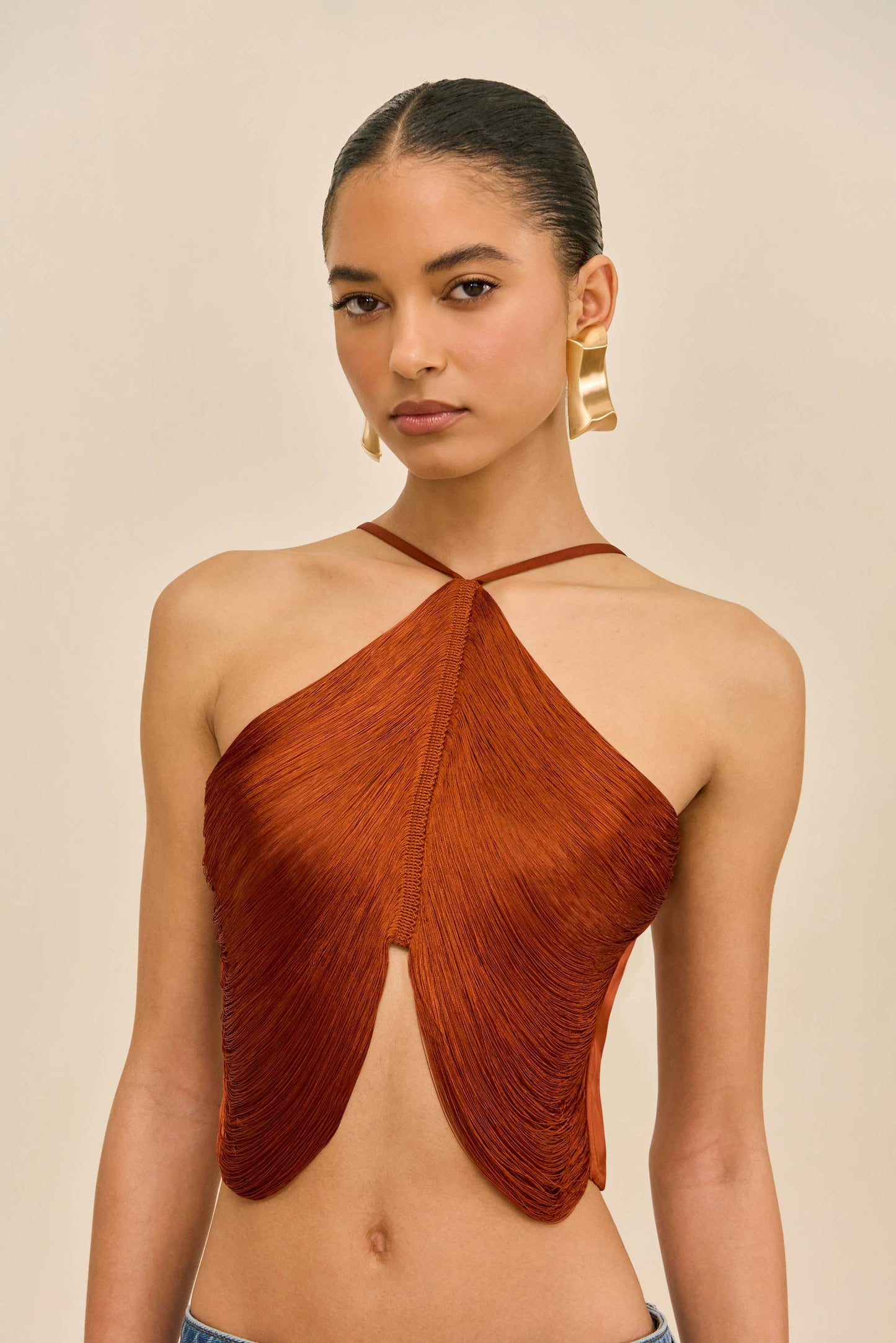 QUELLA TOP - BRONZE