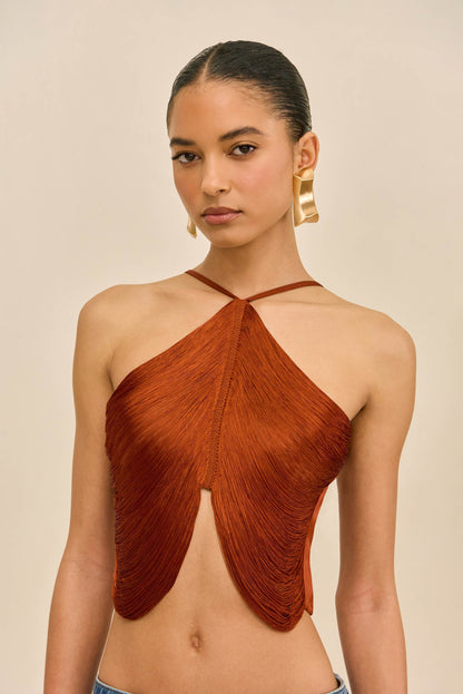 QUELLA TOP - BRONZE