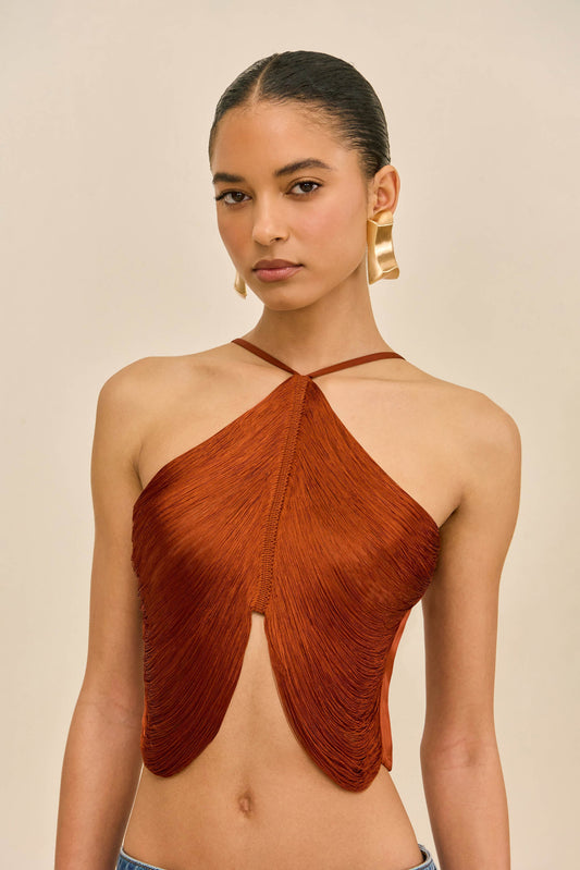 QUELLA TOP - BRONZE