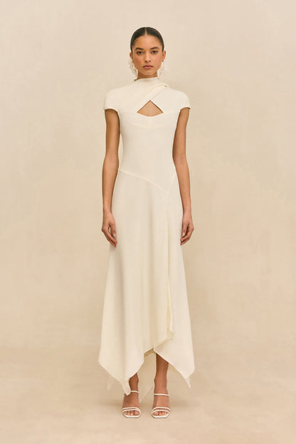 CECILY DRESS - OFF WHITE
