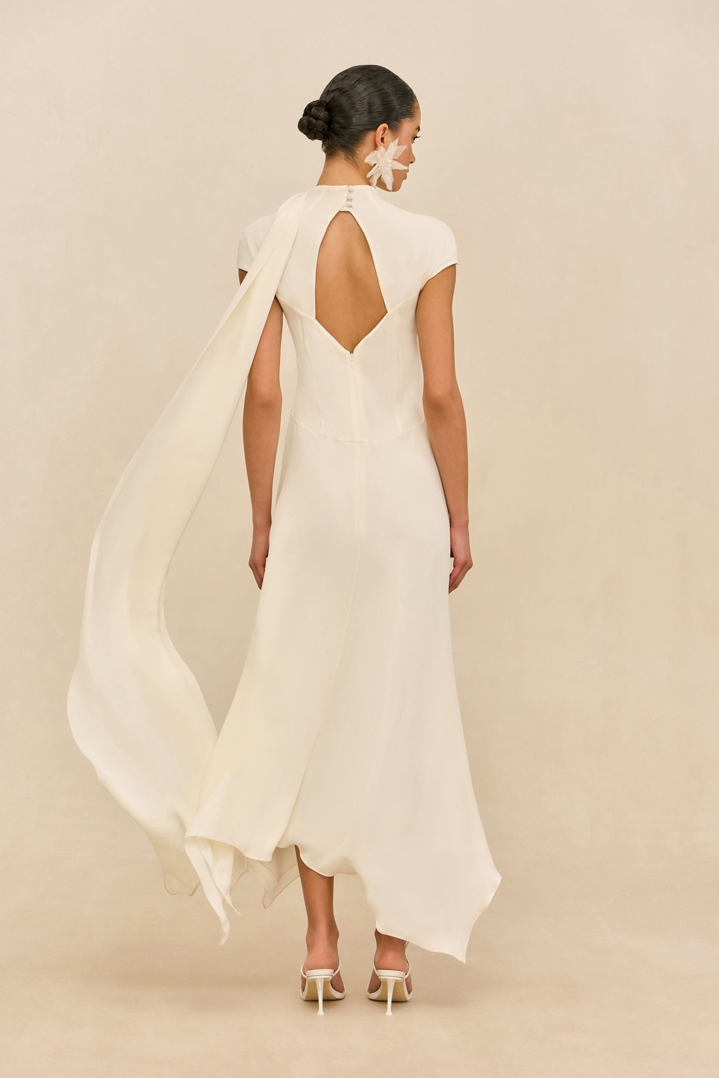 CECILY DRESS - OFF WHITE