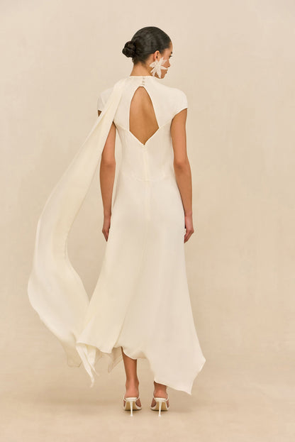 CECILY DRESS - OFF WHITE