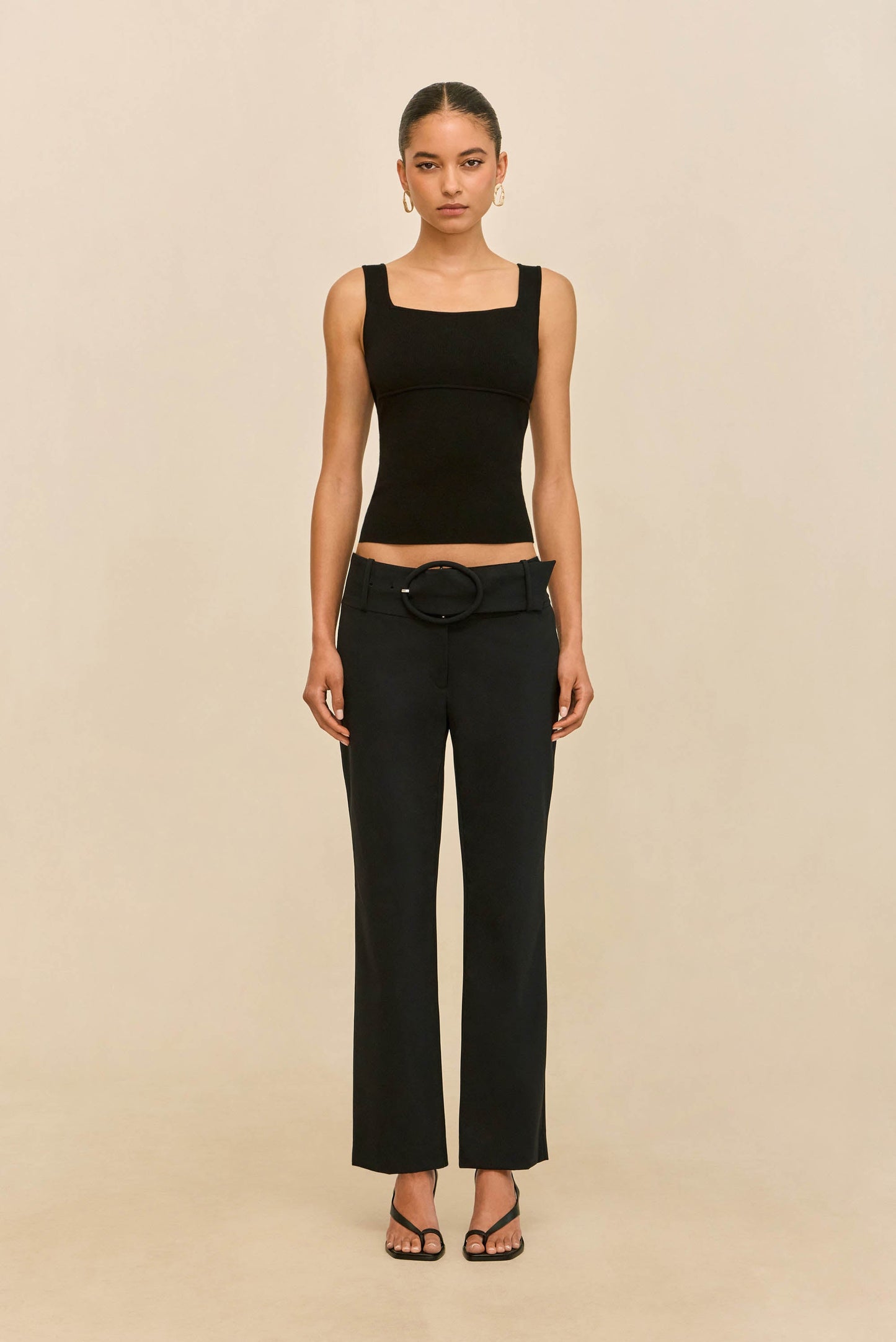 ZAKI PANT - BLACK