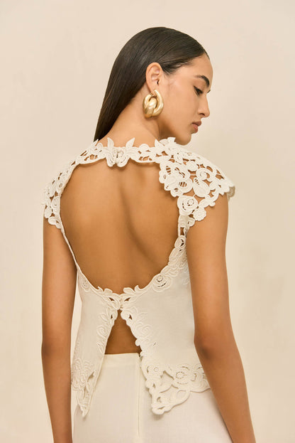 DESTRY TOP - OFF WHITE