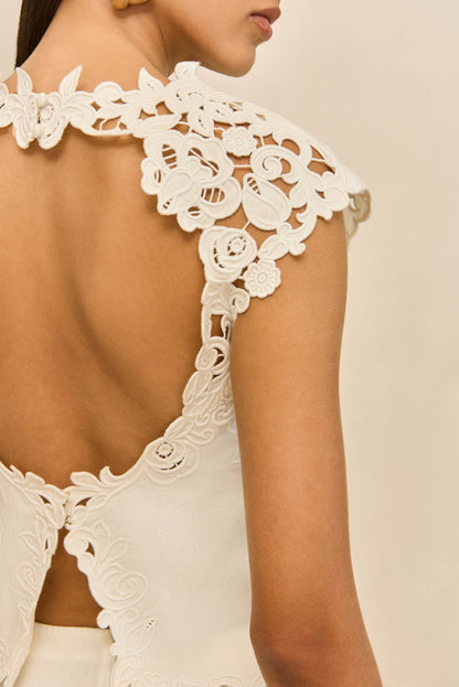DESTRY TOP - OFF WHITE
