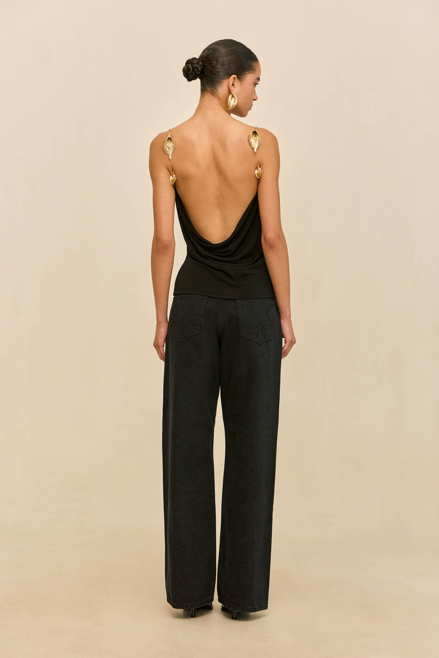 ISIAH TOP - BLACK