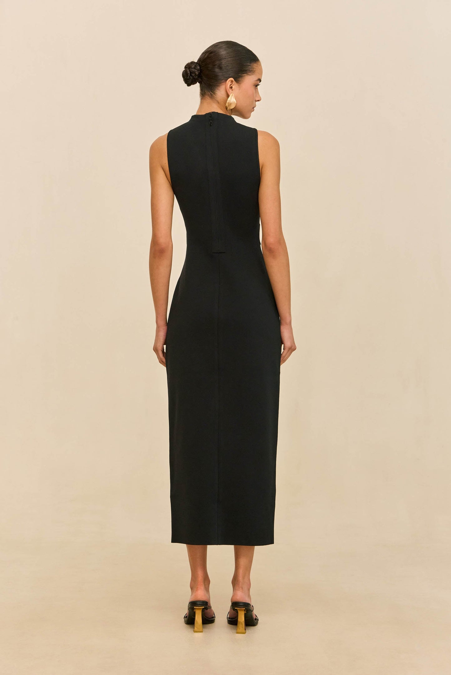 BAYLEE KNIT DRESS - BLACK