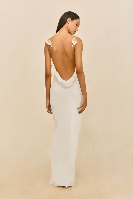 CELESTINA GOWN - OFF WHITE