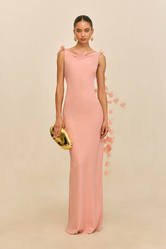 NYMERIA GOWN - PETAL PINK