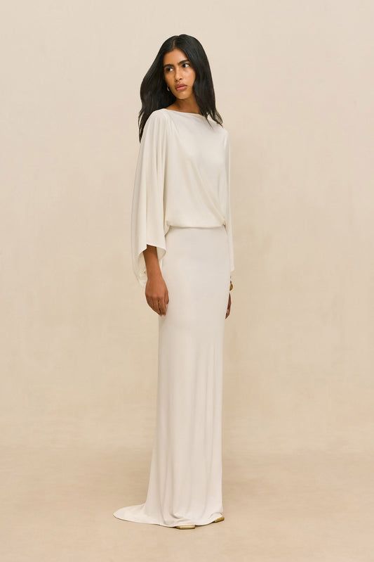 PALLANA GOWN - OFF WHITE
