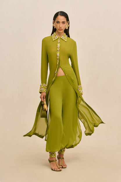 CHAELIN PANT - CHIVE