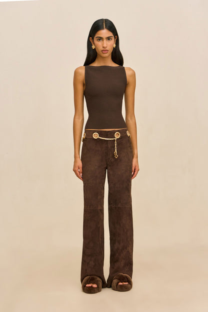 ORNA KNIT TOP - WREN