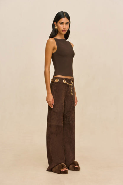 ORNA KNIT TOP - WREN