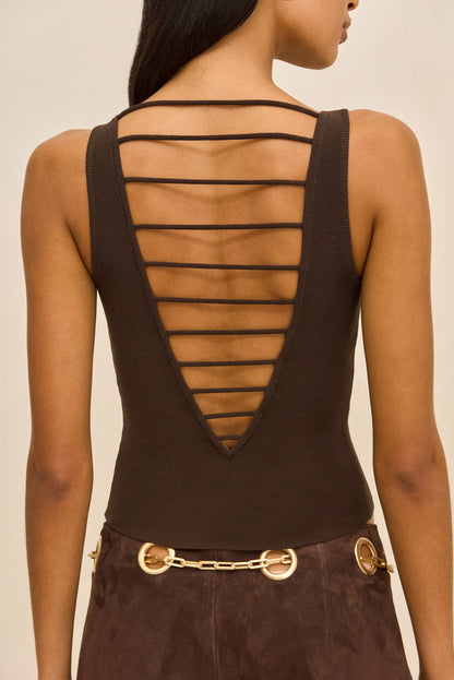 ORNA KNIT TOP - WREN