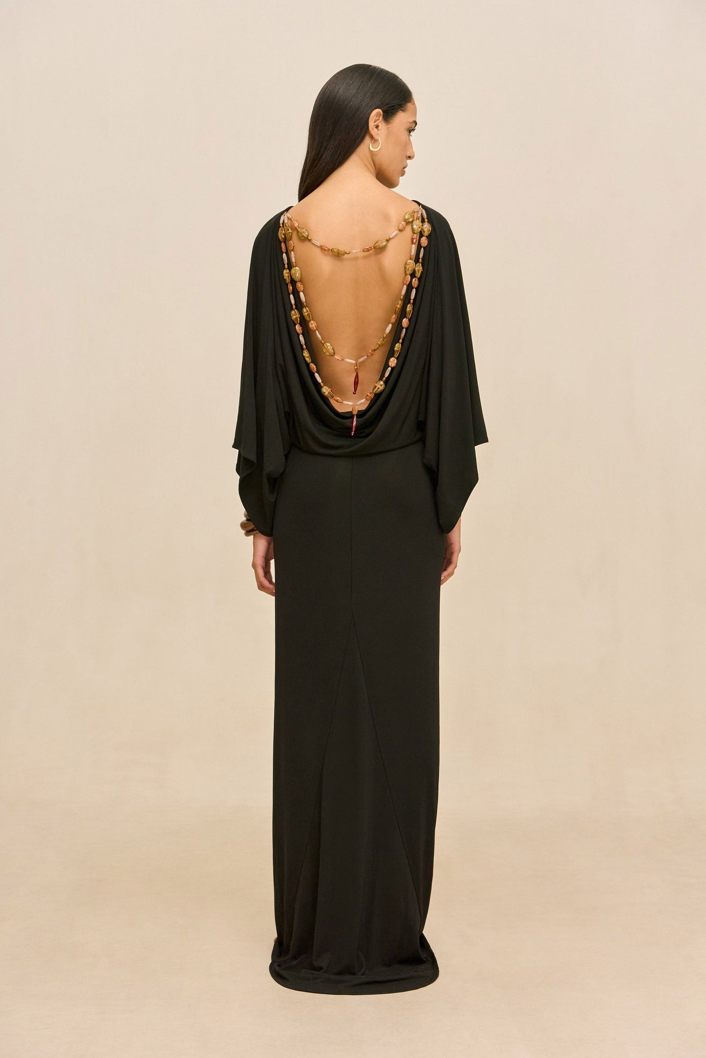 PALLANA GOWN - BLACK