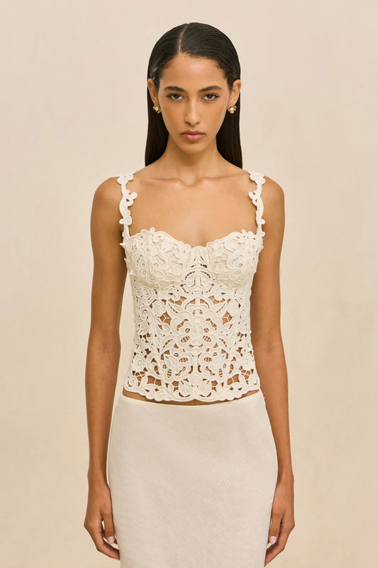 ZAIRE TOP - OFF WHITE