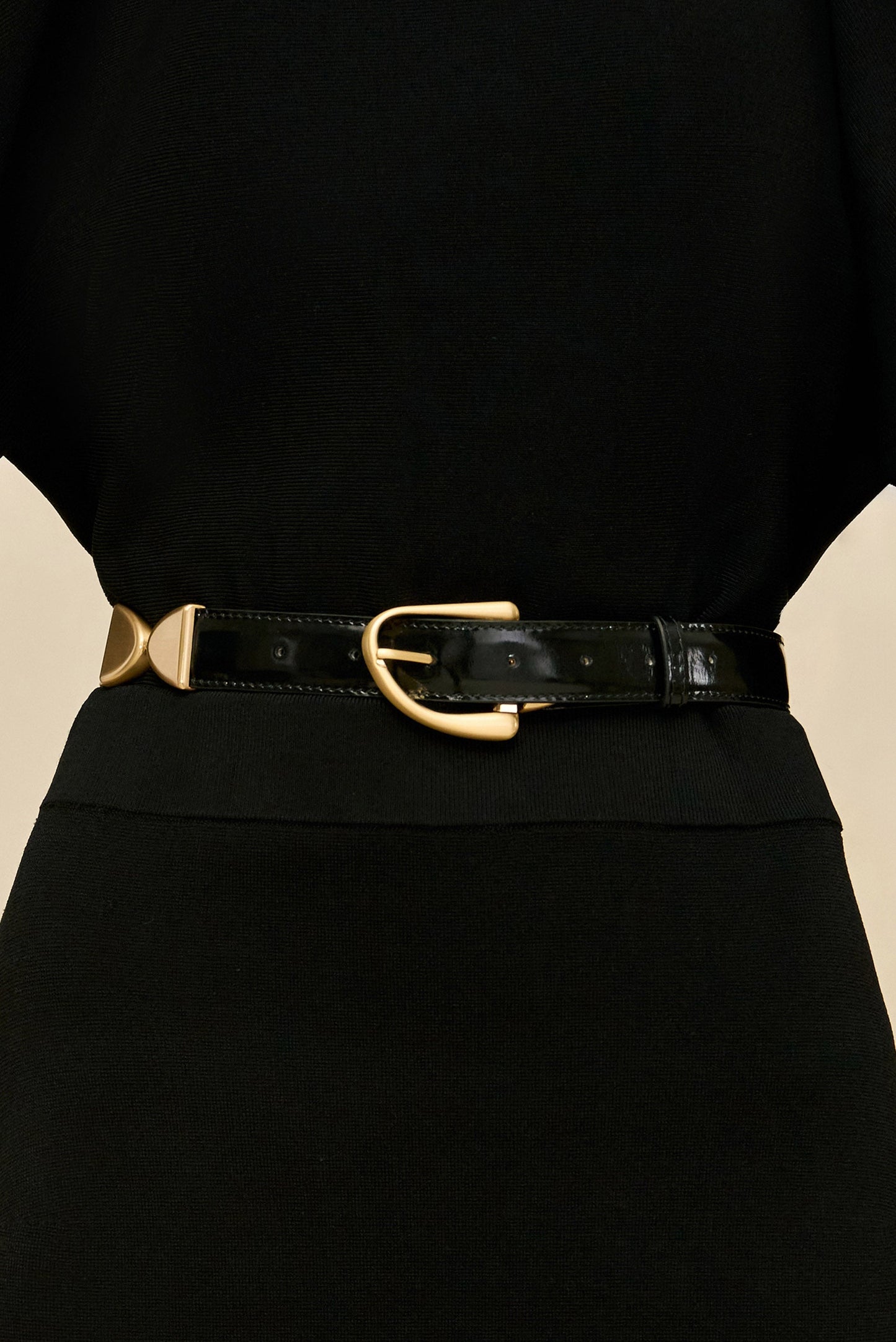 AILANI SWIVEL BELT - FADED PYTHON & BLACK