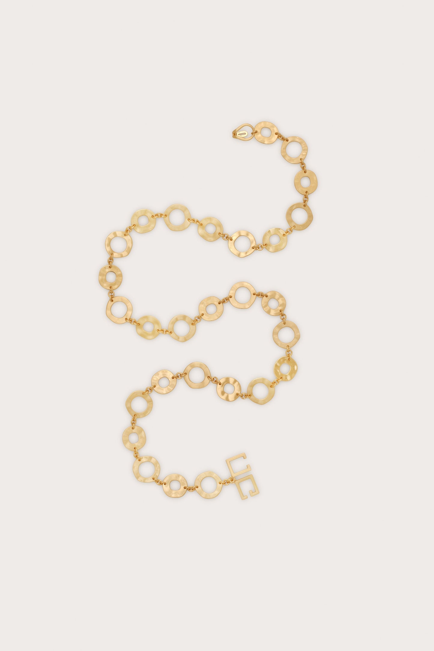 BRIELLE BELT - BRUSHED BRASS