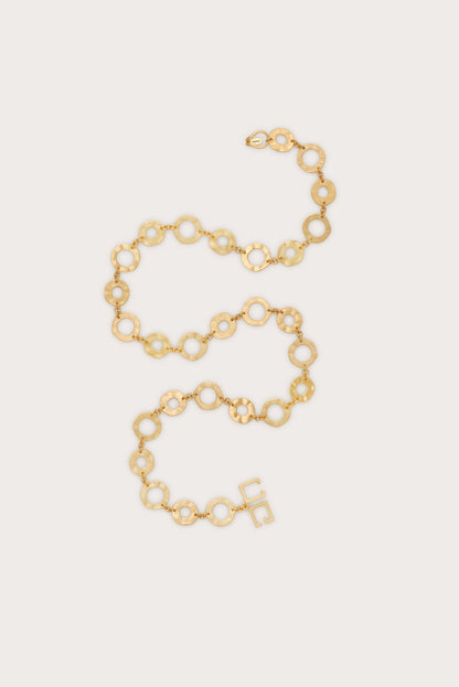 BRIELLE BELT - BRUSHED BRASS