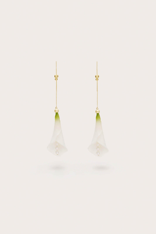 CALLA EARRING - WHITE