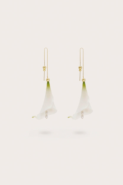 CALLA EARRING - WHITE