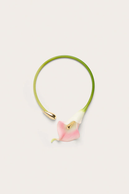 CALLA VINE CHOKER - PINK MULTI