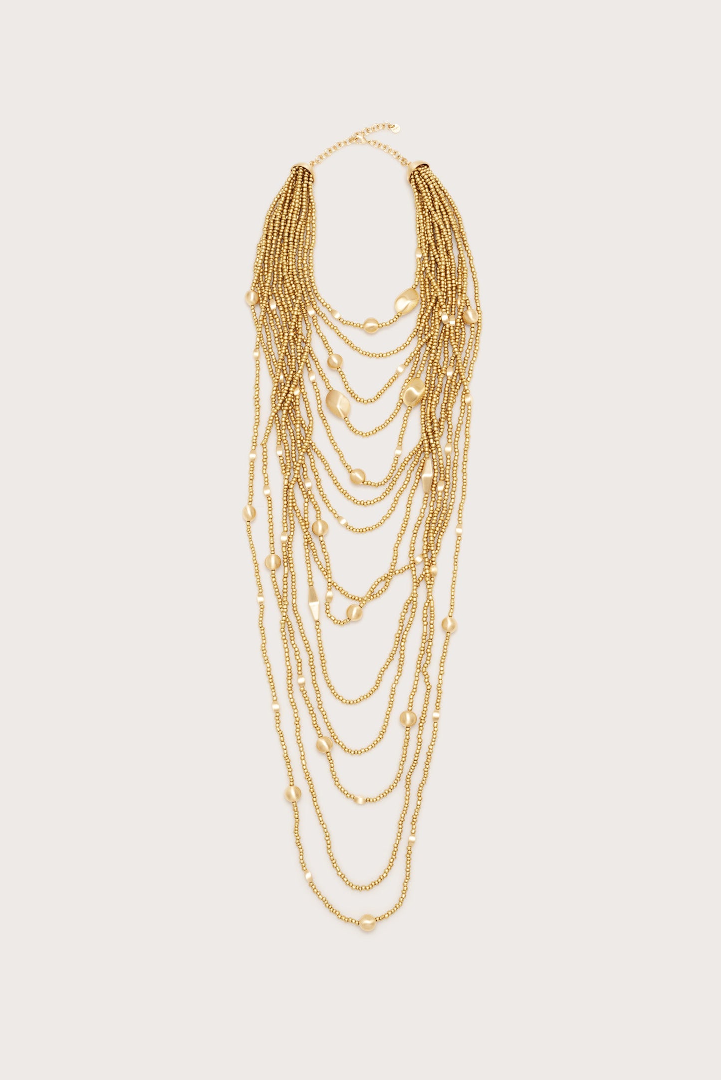 EDIE NECKLACE - BRUSHED BRASS