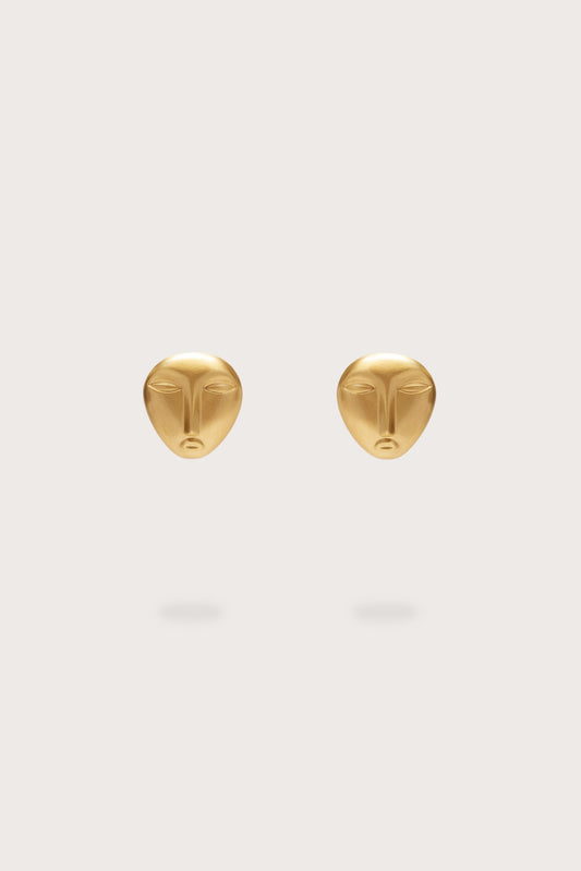 EVE EARRING - BRUSHED BRASS