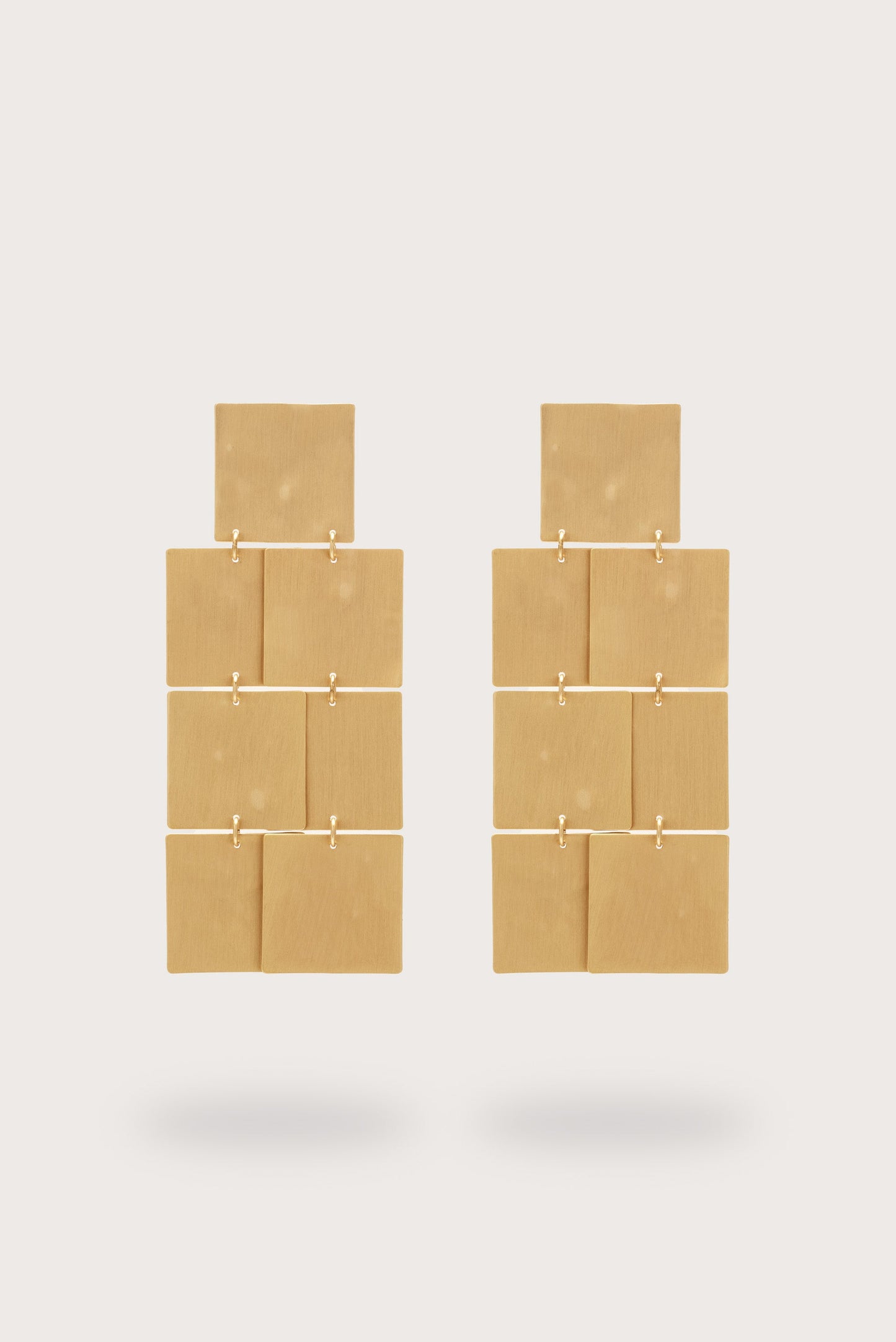 EVELIS EARRING - BRUSHED BRASS