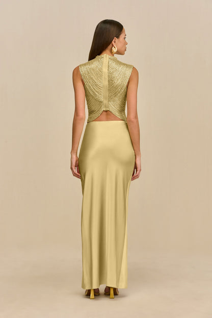HAISLEY TOP - LIGHT GOLD